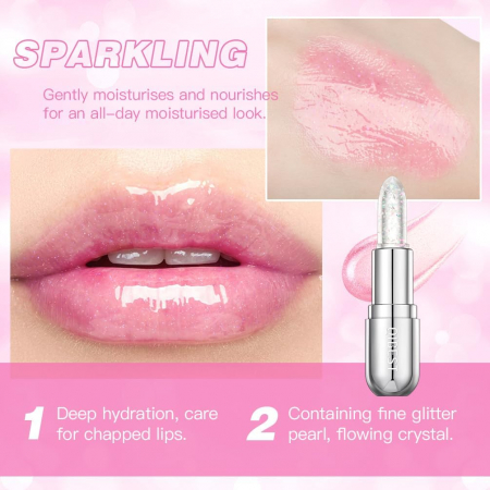 Ruj Diamond cu glitter care isi schimba culoarea, 3.5 g [2]