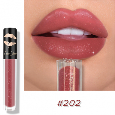 Care&Make-up - Ruj lichid mat Diamond Crystal cu efect de glitter stralucitor, 4 g