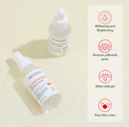 Serum cu glutation 2% vitamina C si acid Kojic pentru albirea pielii si imperfectiunilor, 30 ml [5]