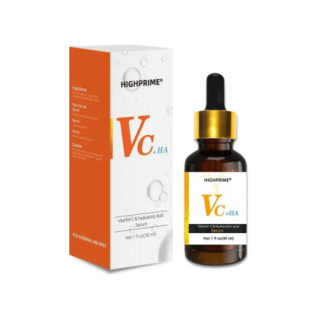 Masti pentru ten si gomaje - Serum eficient cu Vitamina C si acid hialuronic pur filler pentru lifting si umplere riduri VC+Ha, 30 ml