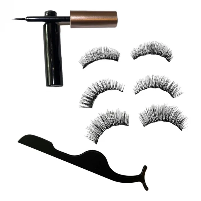 Set 3 perechi de Gene False Magnetice 3D, profesionale, cu 5 magneti, Tus magnetic si aplicator [0]