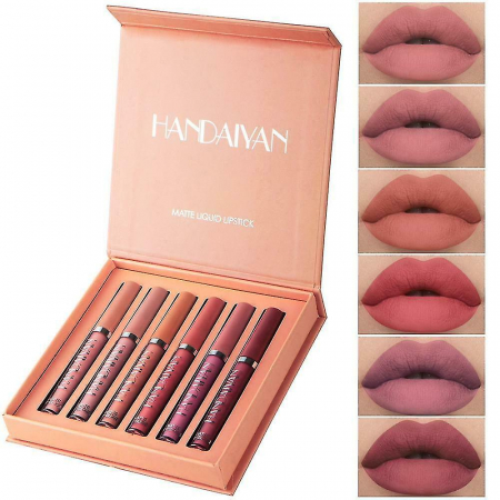 Toate produsele - Set 6 rujuri Handaiyan mate pepene galben