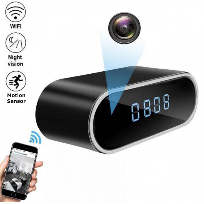 Wi-Fi Spy Clock Camera [1]