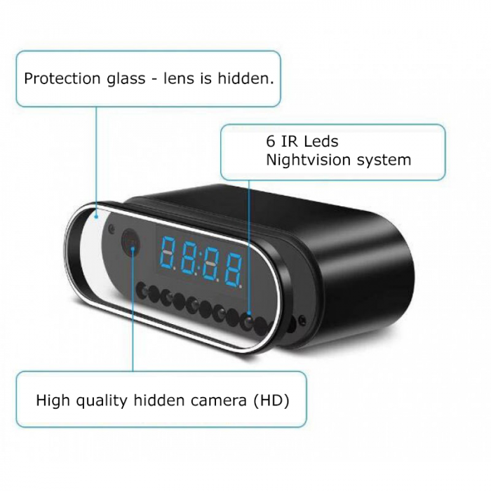 Wi-Fi Spy Clock Camera [3]