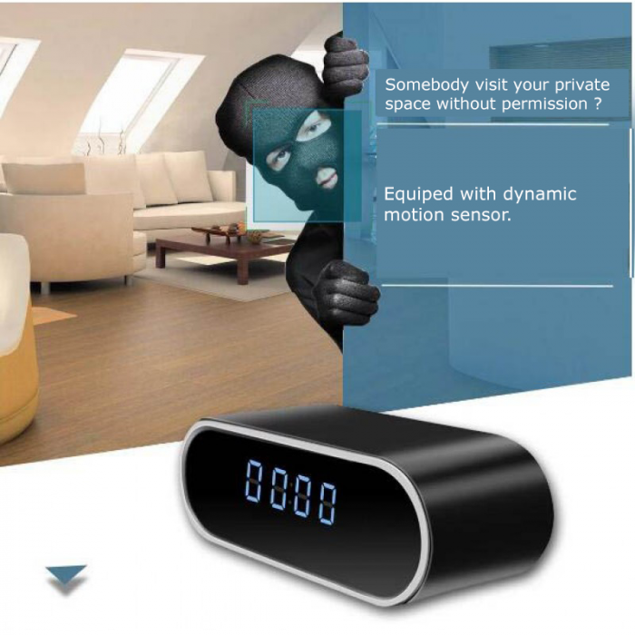 Wi-Fi Spy Clock Camera [2]