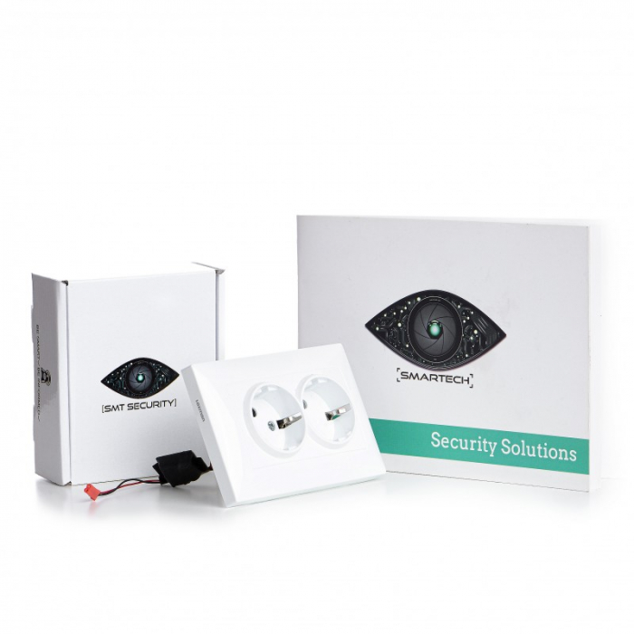 Double socket with built-in GSM spy mic [5]