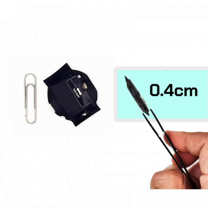 The Smallest Professional Spy Voice Recorder UFO-TINY StickIT - HD Sound - Voice Activation - 32GB - 384 Hours - Easy to Use - Quickly Sticks to Any Surface [UFO] [6]