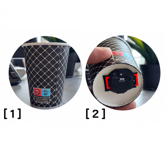 The Smallest Professional Spy Voice Recorder UFO-TINY StickIT - HD Sound - Voice Activation - 32GB - 384 Hours - Easy to Use - Quickly Sticks to Any Surface [UFO] [2]
