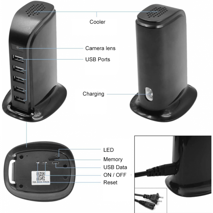 USB Spy Charging Station [3]