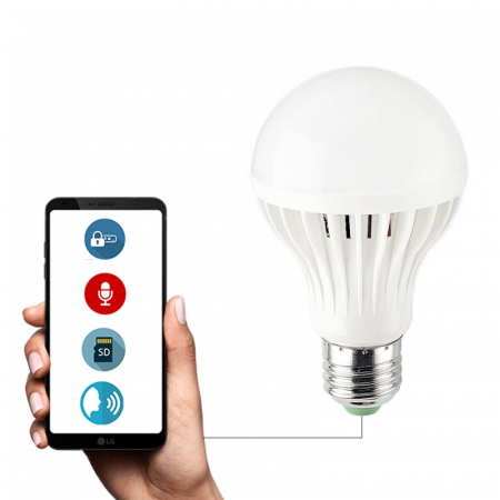Microfoni Remoti - Lampadina con Microfono Spia GSM