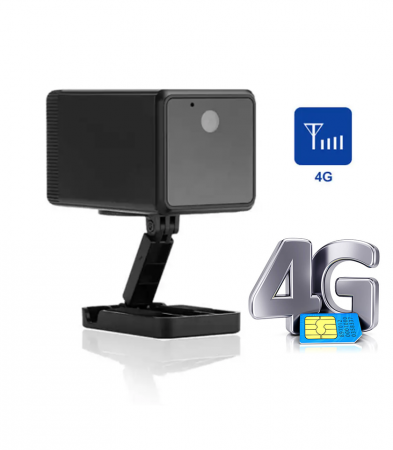 Microcameras - Mini 4G surveillance camera with SIM