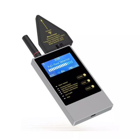 Professional bug, camera and GPS detector with RF scan [1]