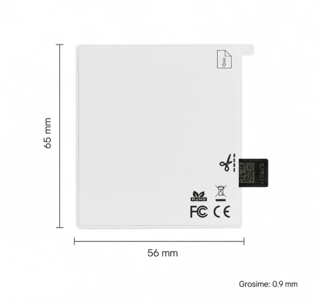 Sticker 0.9mm with Invisible Integrated GPS Spy Tracker – Applied in Two Seconds – 70 Days Tracking [M8] [1]