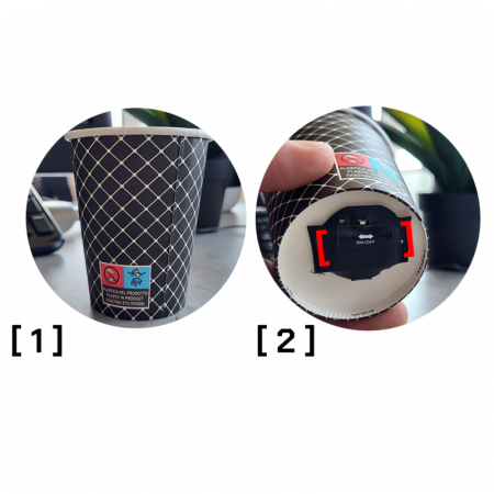 Le Plus Petit Enregistreur Vocal Espion Professionnel UFO-TINY StickIT - Son HD - Activation Vocale - 32 Go - 384 Heures - Facile à Utiliser - Se Colle Rapidement à Toute Surface [UFO] [1]