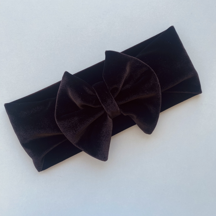 Belle Dark Brown Bow [2]