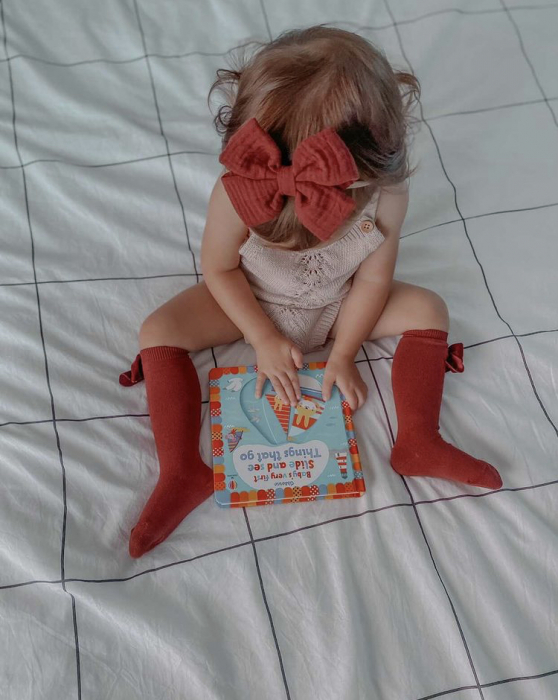 Lina Bordeaux Bow [3]