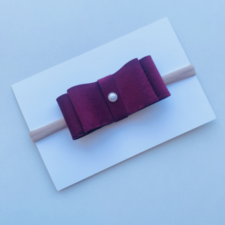 Couture Collection - Alice Bordeaux Bow
