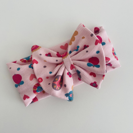 Audrey Collection - Audrey Pink Flower Bow
