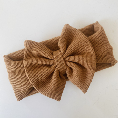 Audrey Collection - Audrey Camel Bow