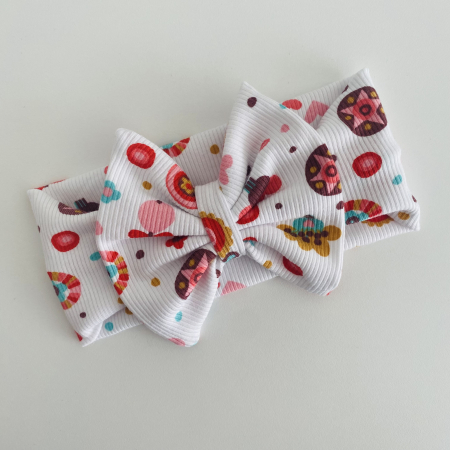 Audrey Collection - Audrey White Flower Bow