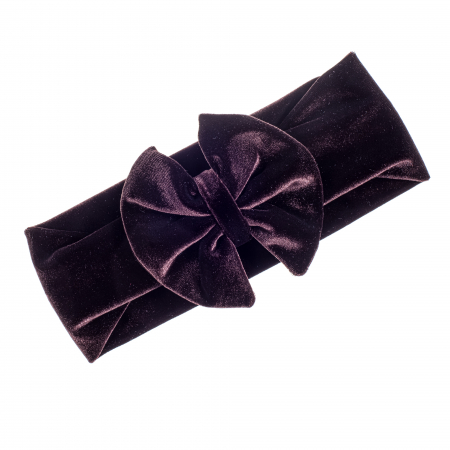 Velvet Collection - Belle Dark Brown Bow