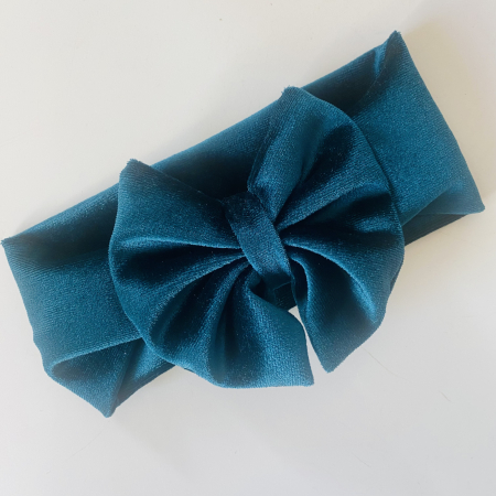 Velvet Collection - Belle Old Green Bow