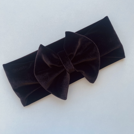 Belle Dark Brown Bow [1]