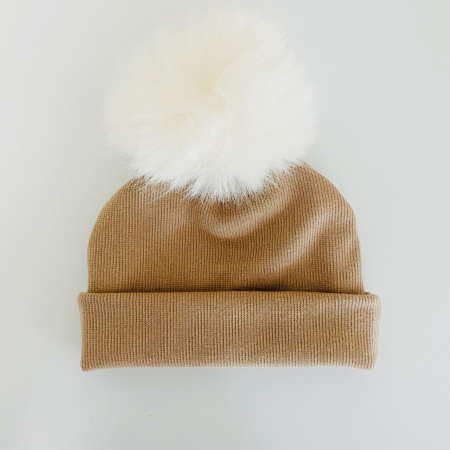Autumn Bloom - Caciulita ARIA - Dark beige