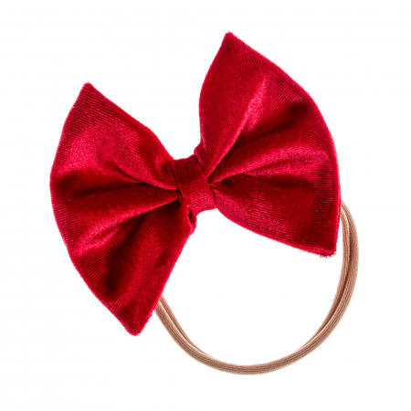 Velvet Collection - Carla Red Bow