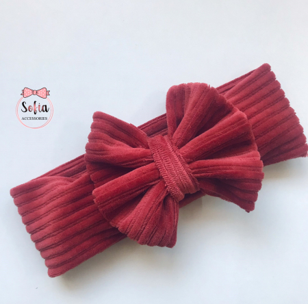 Caroline Collection - Caroline Burnt Orange Bow