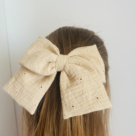 Clips Nora Big Bow brodery [2]