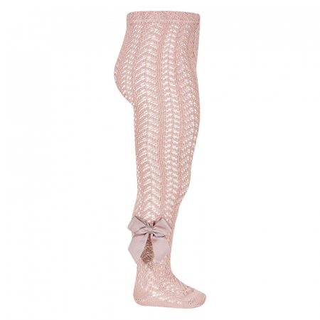 Dresuri tricotate cu funda - Pale Pink - [0]