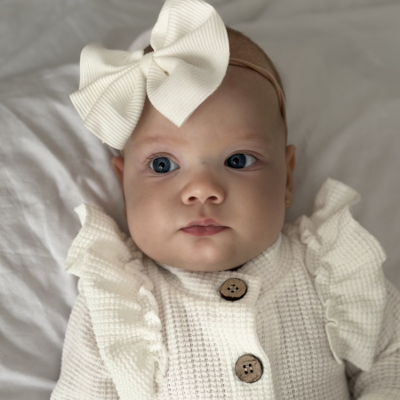 Gloria Collection - Gloria White Bow