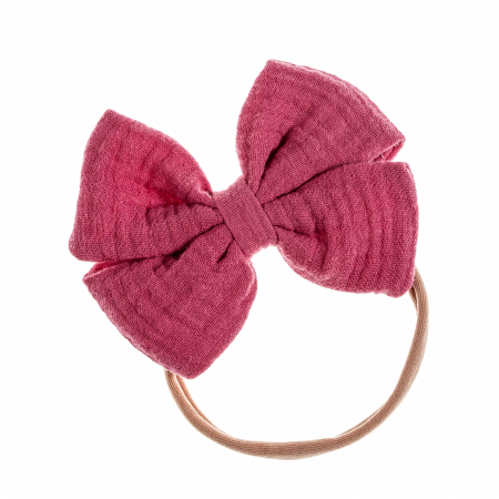 Bentițe - Lina Raspberry Bow