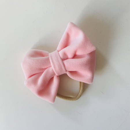 Bentițe - Lina Royal Baby Pink Bow
