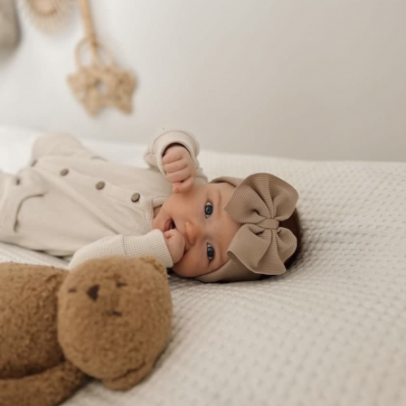 Luna Collection - Luna Dark Beige Bow