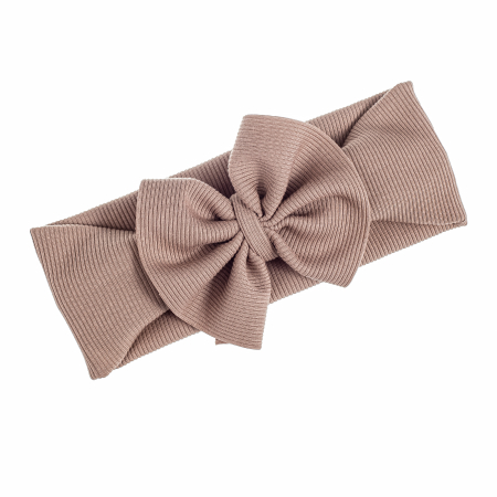 Luna Dark Beige Bow [1]