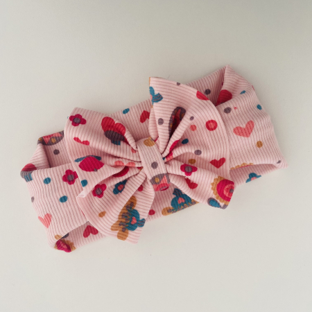 Luna Collection - Luna Pink Flower Bow