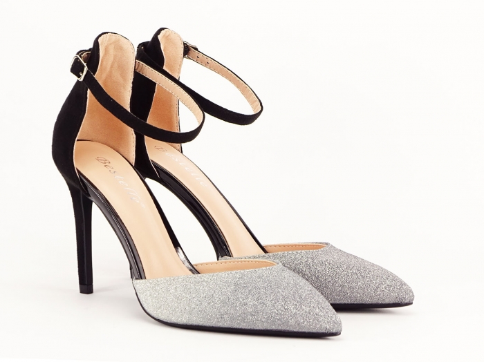 PANTOFI IN DOUA CULORI DECUPATI SCARLETT
