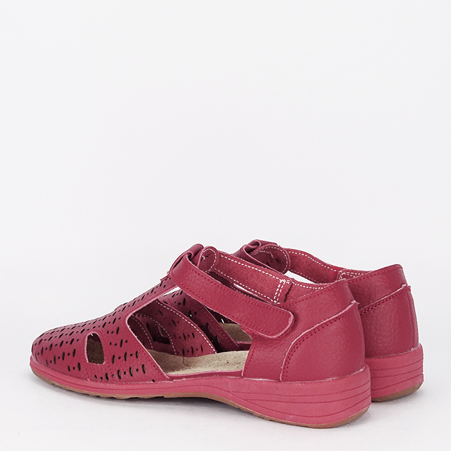 Balerini rosii din piele naturala 5112 M3 [4]