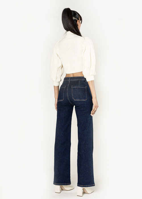 Blugi Dama Evazati Nina Carter Indigo P195-5 M10 [3]