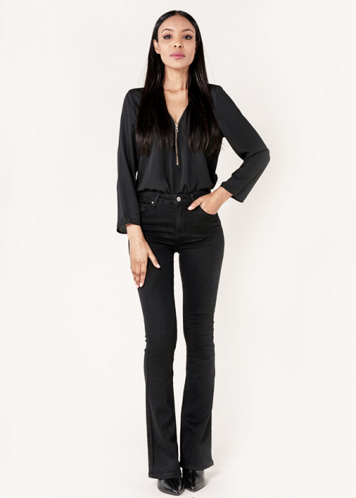Blugi Dama Evazati Nina Carter Negri P212-2 M10 [3]