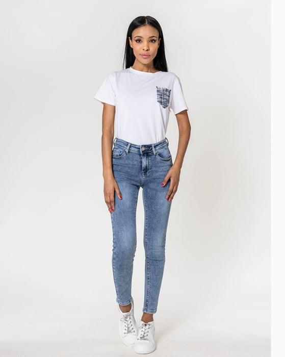 Blugi abastri Push-up Skinny Nina Carter P505-21 M8 [2]