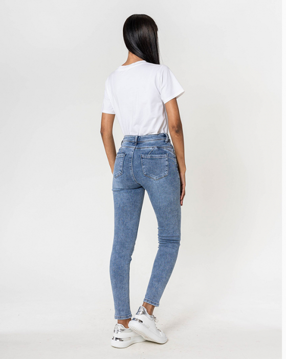 Blugi abastri Push-up Skinny Nina Carter P505-21 M8 [4]