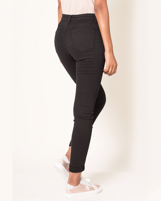 Blugi Dama Slim Nina Carter Negru P109-1 M8 [3]