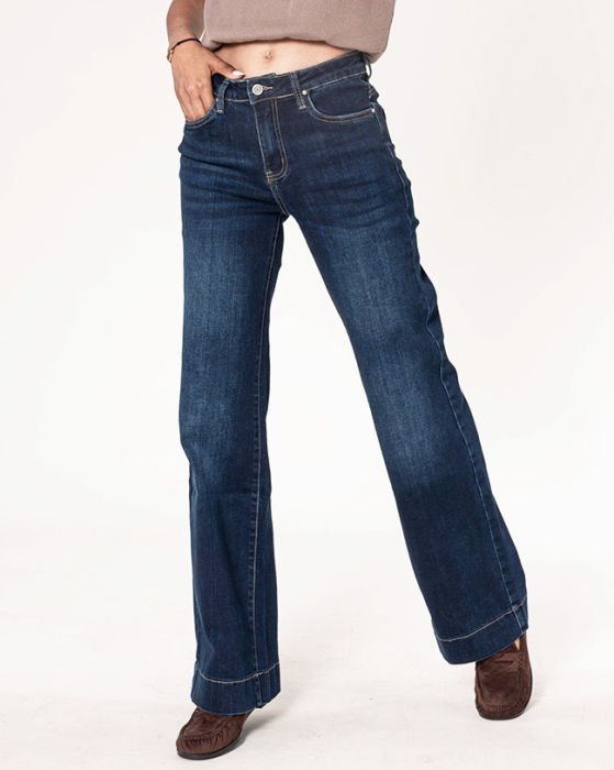 Blugi Evazati Nina Carter Albastru Inchis P615-9 M7 [2]