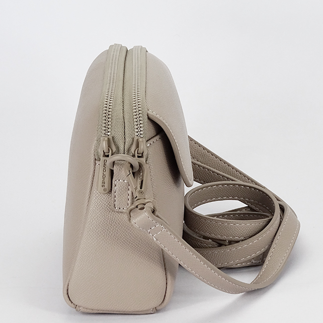 Borseta bej inchis crossbody David Jones Paris CM8330 15 [4]