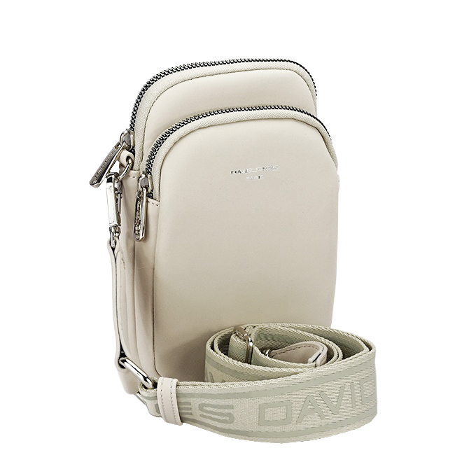 Borseta crem crossbody David Jones Paris CM6906 M0