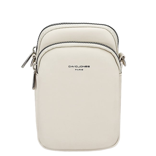 Borseta crem crossbody David Jones Paris CM6906 M0