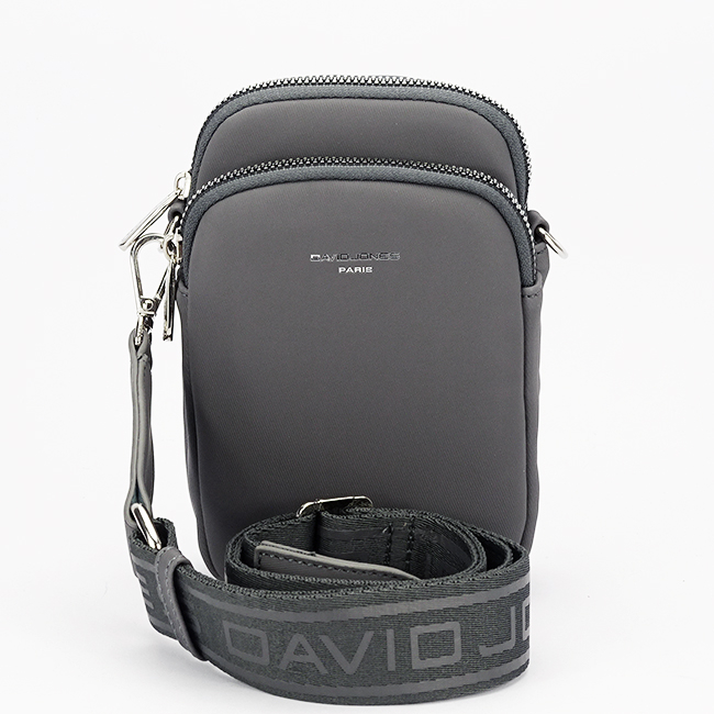 Borseta gri inchis crossbody David Jones Paris CM6906 M0 [3]